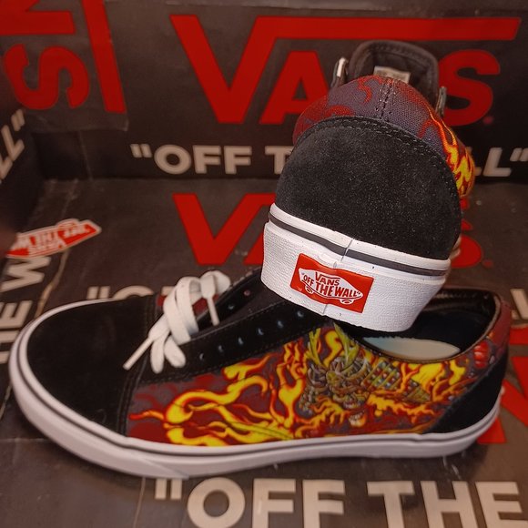 Vans Men\'s 5.5/Women\'s 7 Vans Old Skool SAMURAI RISING Black/White VN0A3WKT44I main image 8